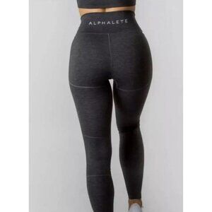 Alphalete Revival Leggings Dark Grey Women’s Activewear Size Small